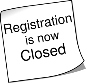Registration has been closed